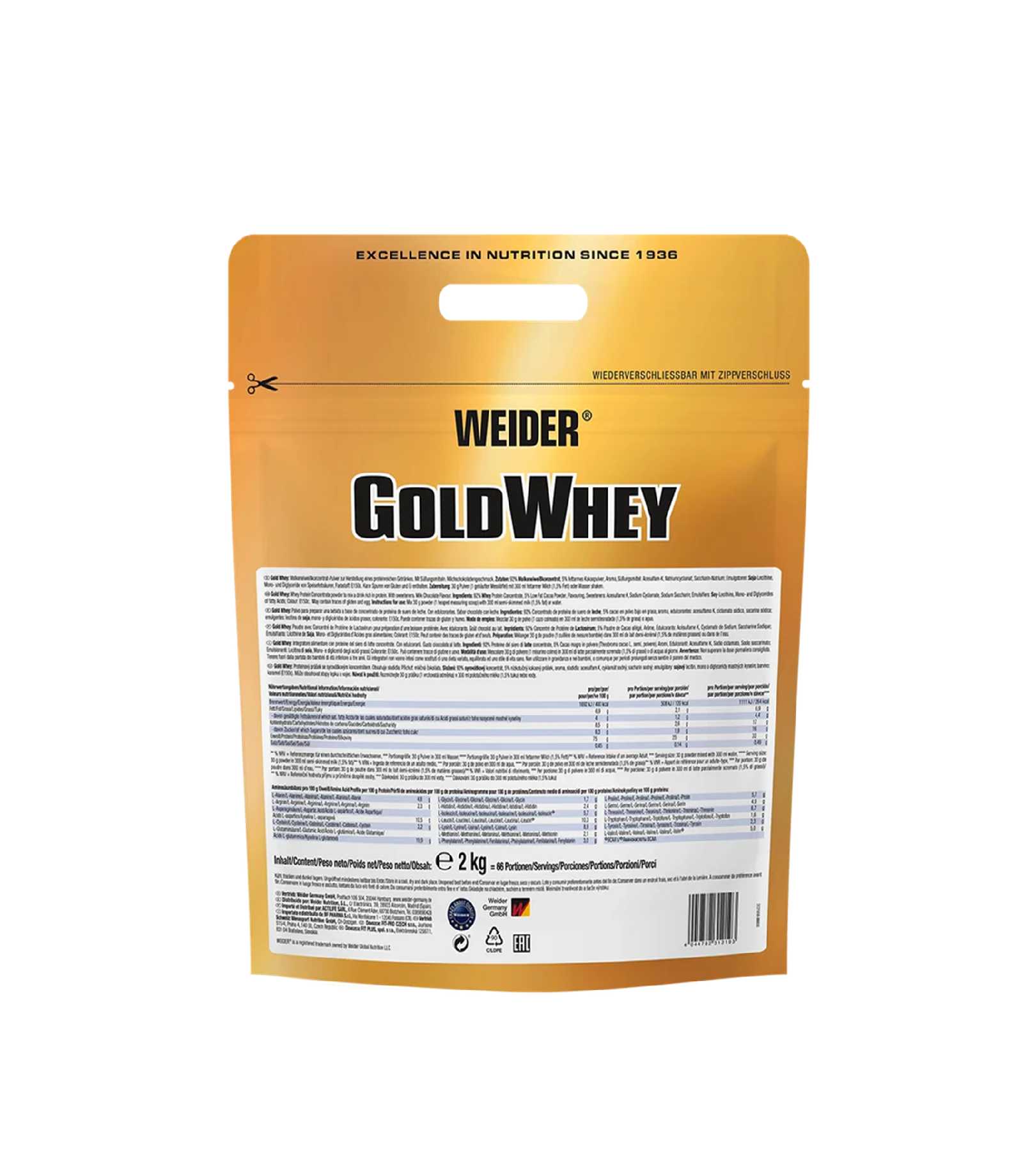 Weider Gold Whey 2kg