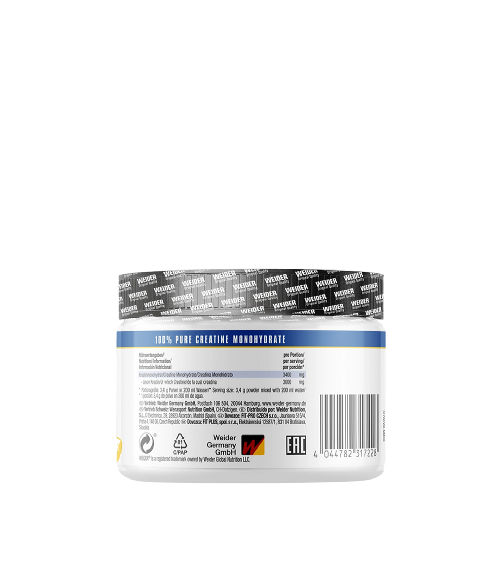 Weider Pure Creatine Creapure® 250gr